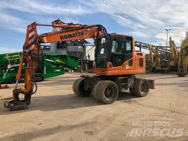 Komatsu PW148-10 Колёсные экскаваторы