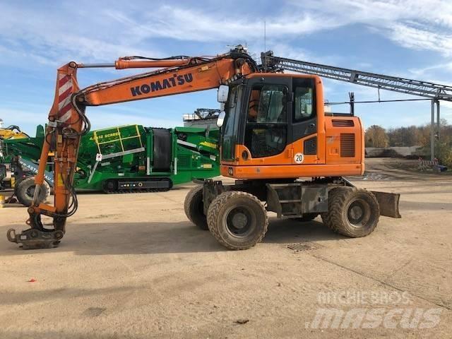 Komatsu PW148-10 Колёсные экскаваторы