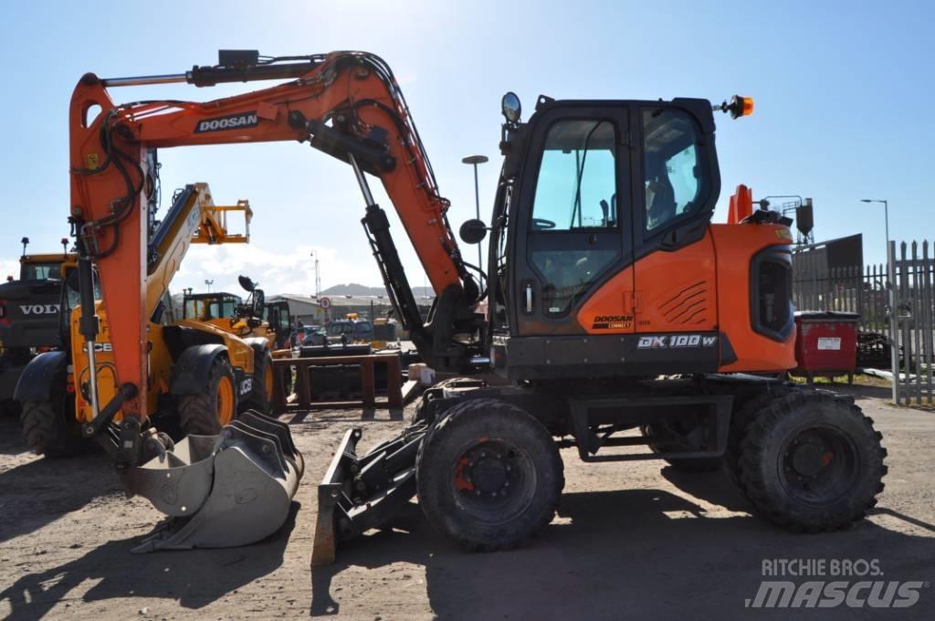 Doosan DX 100-7 Колёсные экскаваторы