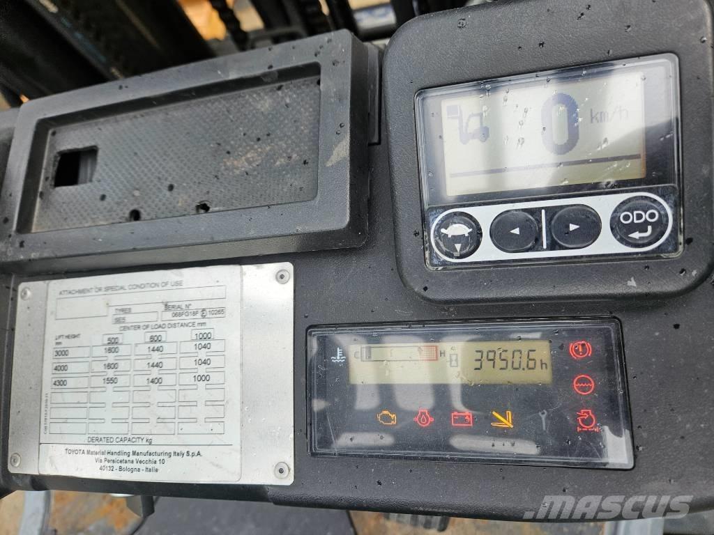 Toyota 8FGF18F Газовые погрузчики