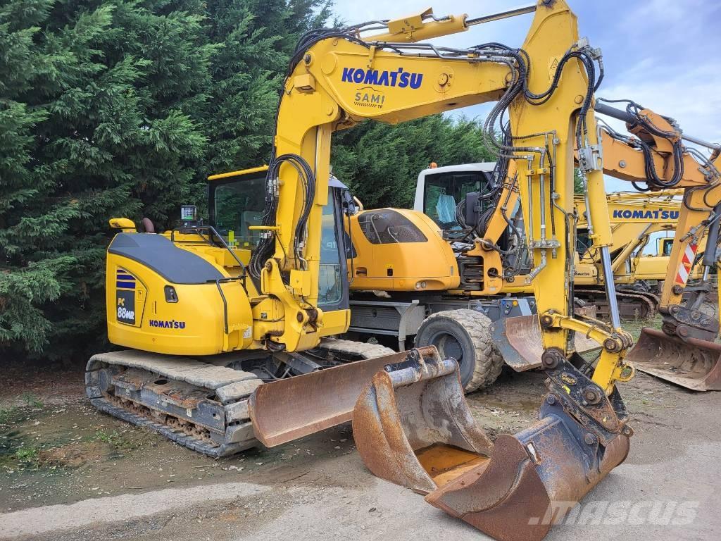 Komatsu PC88MR-11 Малые экскаваторы 7т-12т
