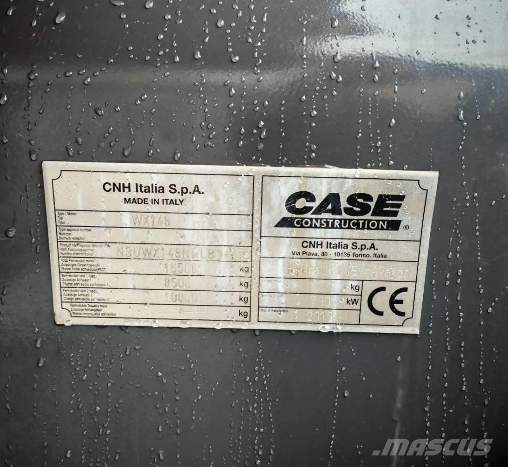 CASE WX 148 Колёсные экскаваторы