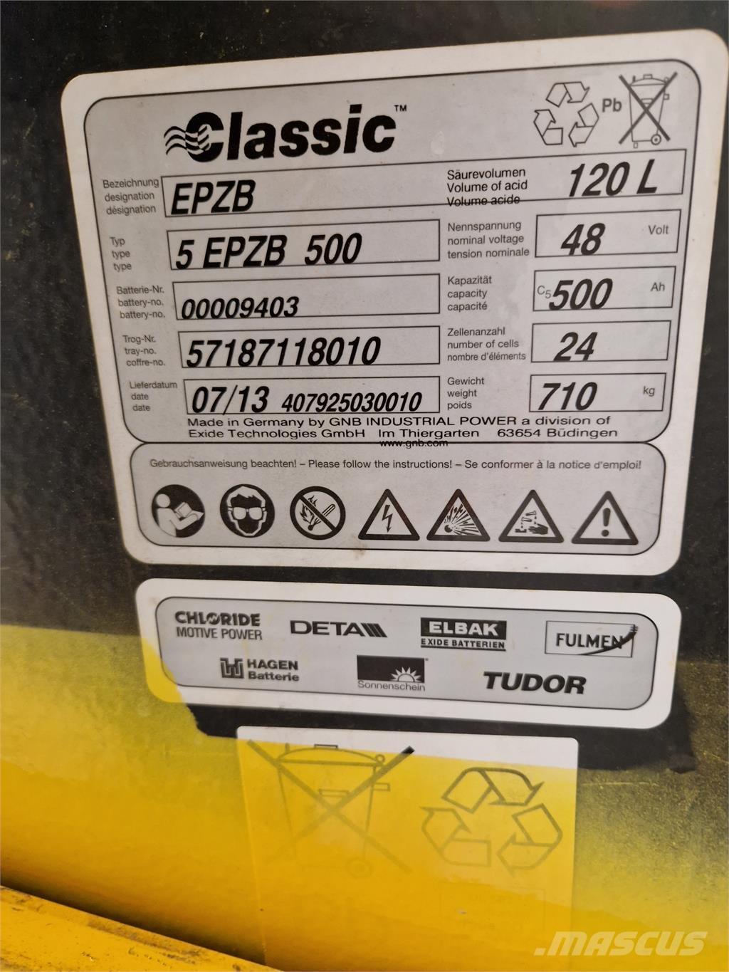 Atlet AS1N1L15T Электропогрузчики