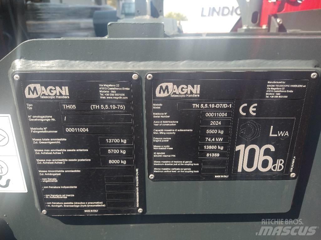 Magni TH 5.5 19 P Телескопические погрузчики