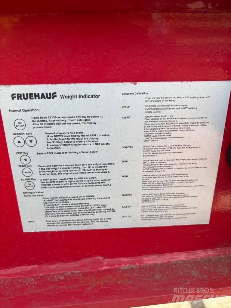 Fruehauf Halfpipe Самосвальные полуприцепы