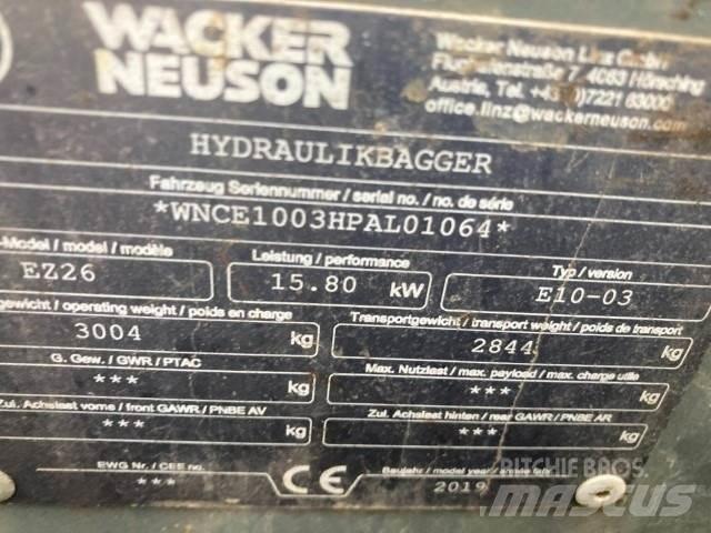 Wacker EZ26 Мини-экскаваторы