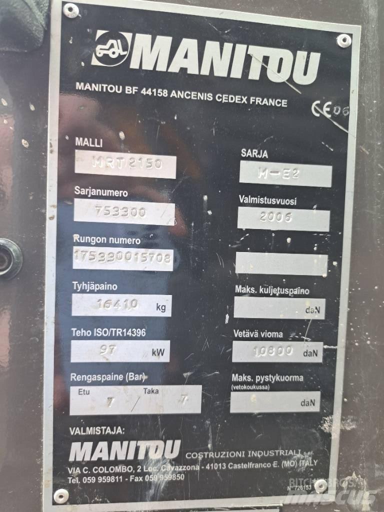 Manitou MRT 2150 Телескопические погрузчики