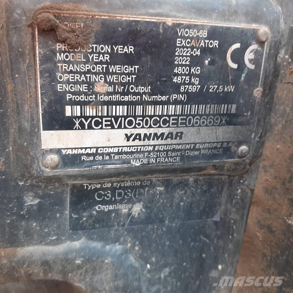 Yanmar Vio 50 Мини-экскаваторы