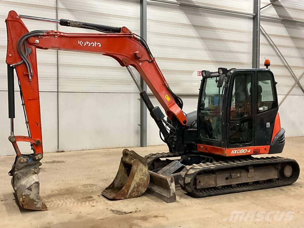Kubota KX 080-4 Малые экскаваторы 7т-12т