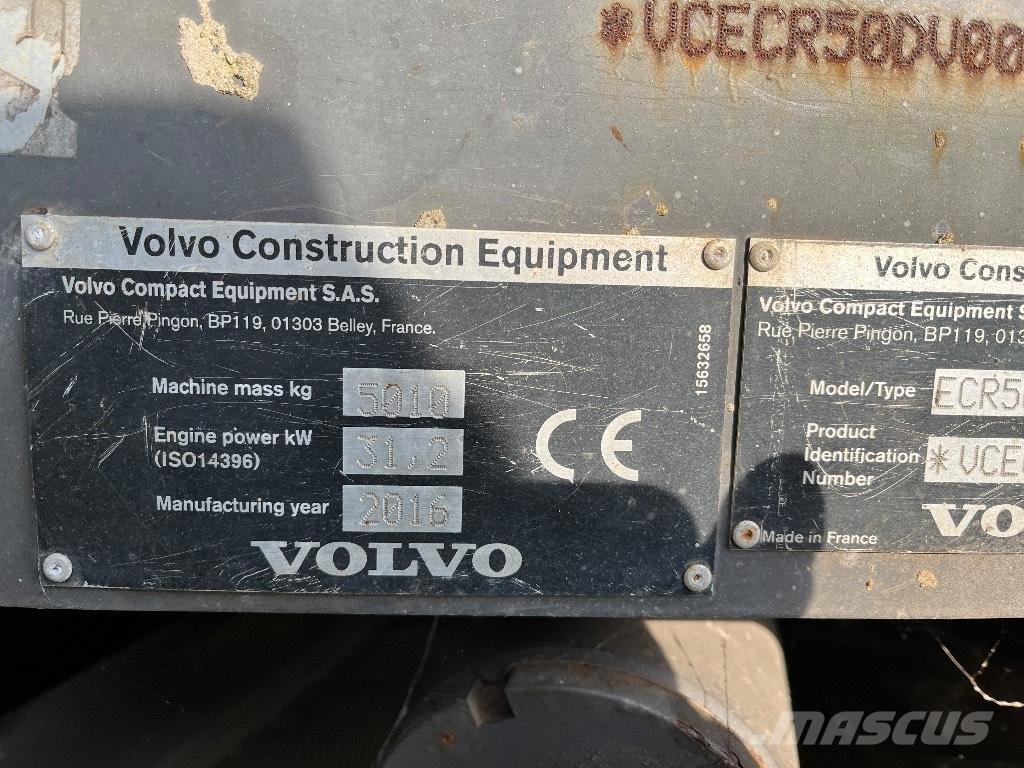 Volvo ECR 50 D Мини-экскаваторы