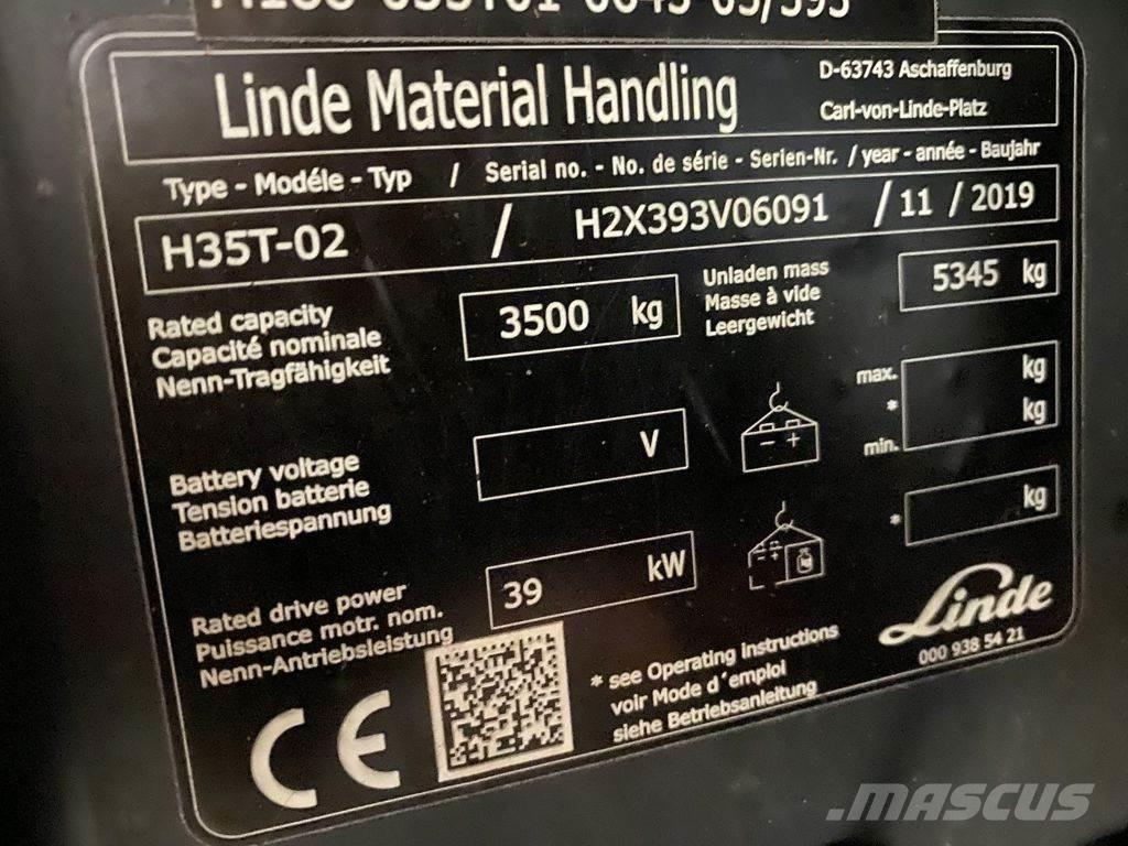 Linde H35T-02 Газовые погрузчики
