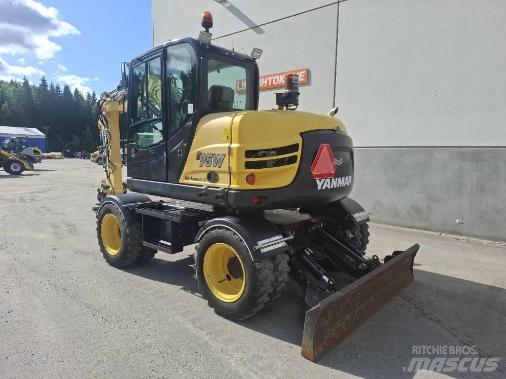 Yanmar B 95 W Колёсные экскаваторы