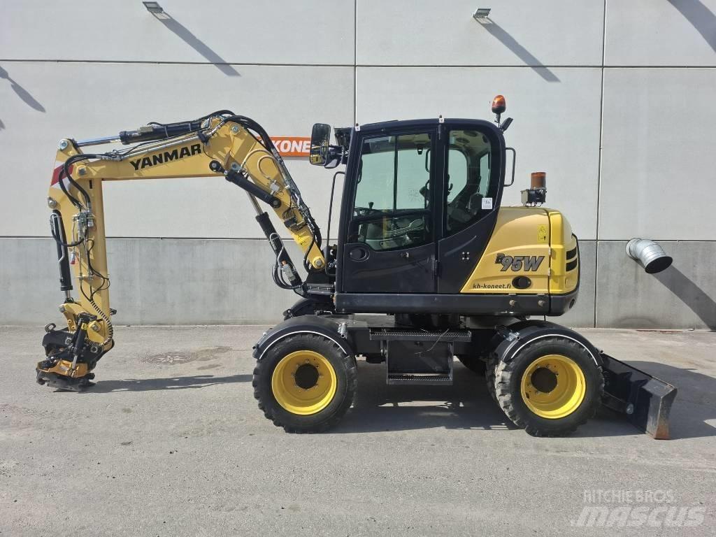 Yanmar B 95 W Колёсные экскаваторы