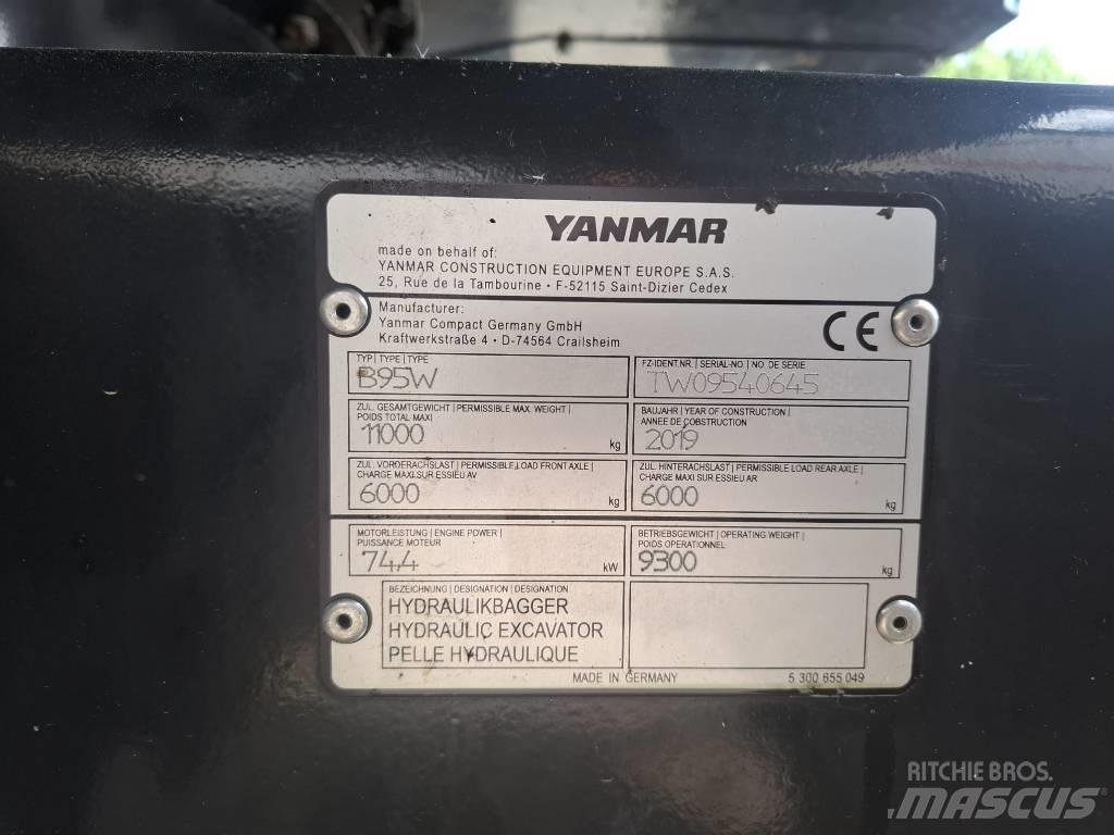 Yanmar B 95 W Колёсные экскаваторы