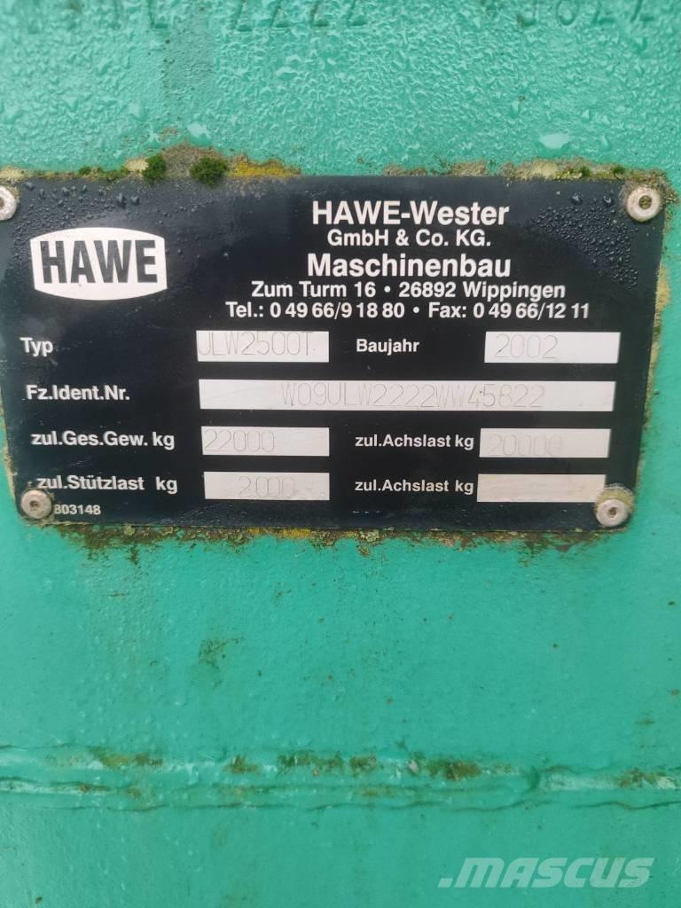 Hawe ULW 2500T Прицепы перегрузчики зерна
