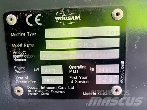 Doosan DX235LCR-5 Гусеничные экскаваторы