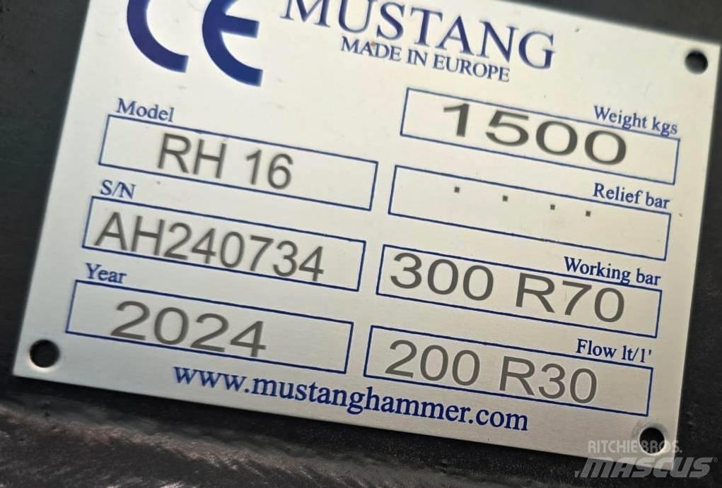 Mustang RH16 Дробилки древесины
