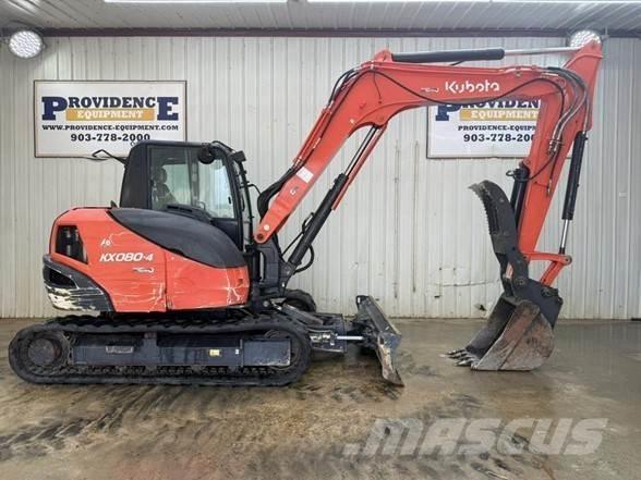 Kubota KX080-4 Гусеничные экскаваторы
