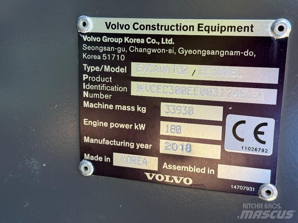 Volvo EC 300 EL Гусеничные экскаваторы