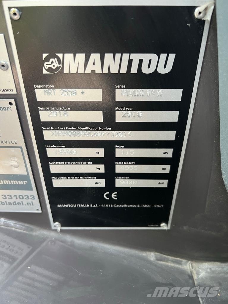 Manitou Mrt 2550 Телескопические погрузчики