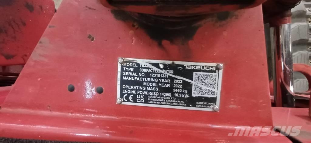 Takeuchi TB 325 R Мини-экскаваторы