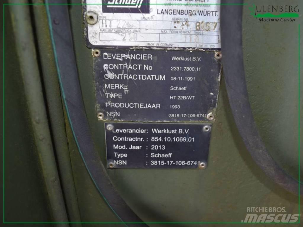 Schaeff HT22B/WT Специальные экскаваторы