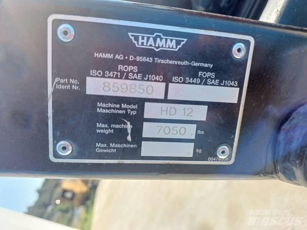 Hamm HD 12 Катки тротуарные