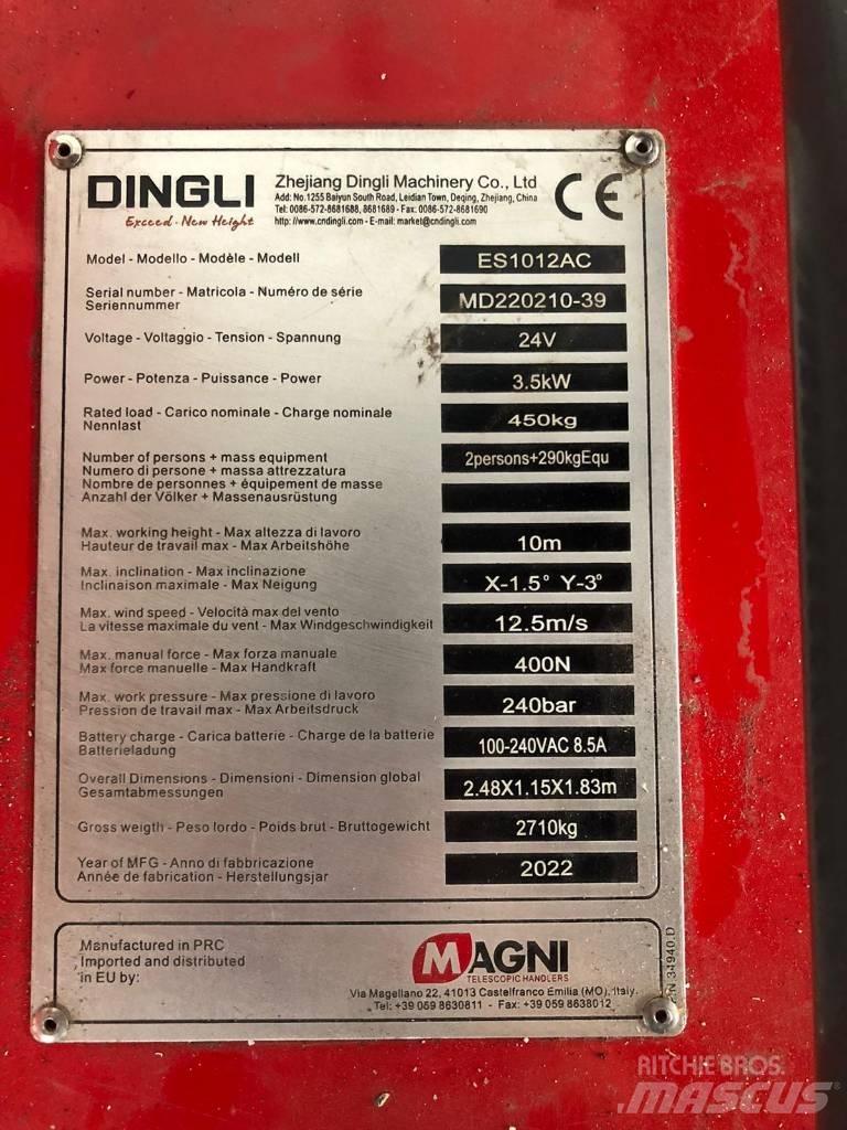 Magni ES 1012 AC Ножничные подъемники