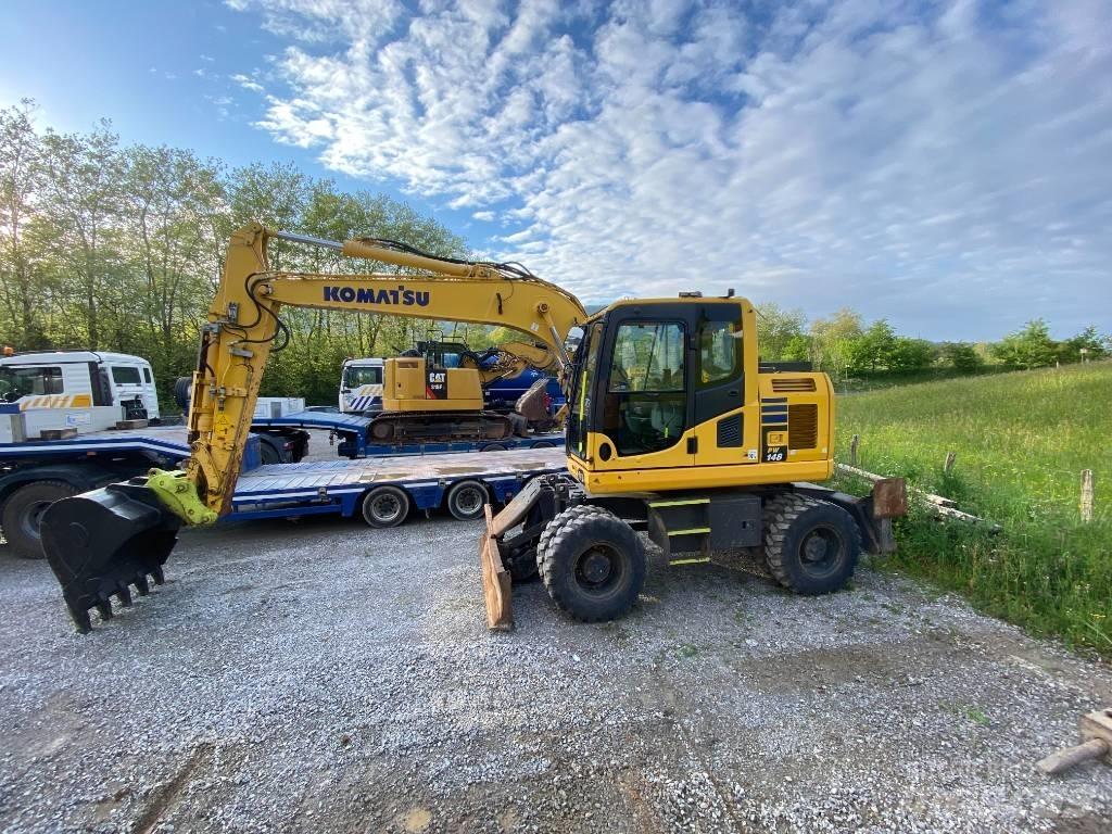 Komatsu PW 148 Колёсные экскаваторы