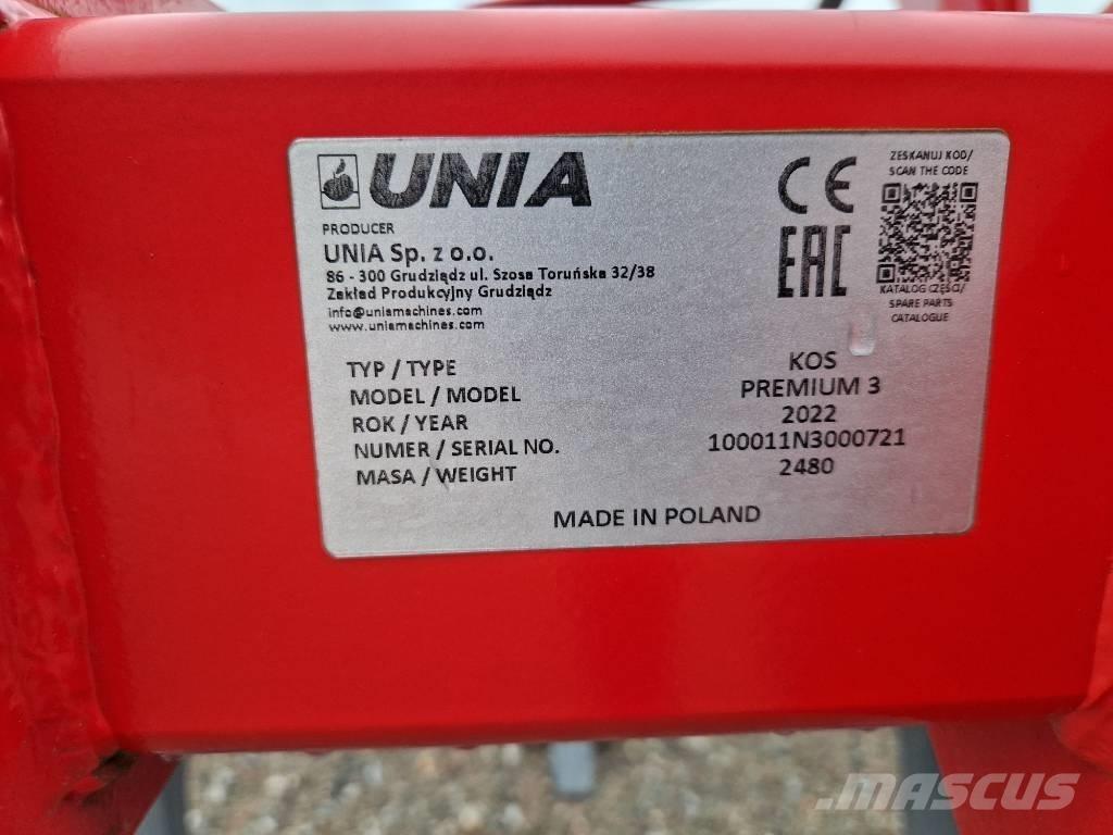Unia KOS Premium 3 Культиваторы сплошные