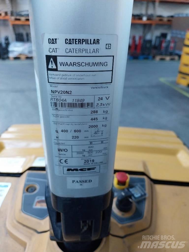 CAT NPV 20 N2 Самоходные электрические тележки