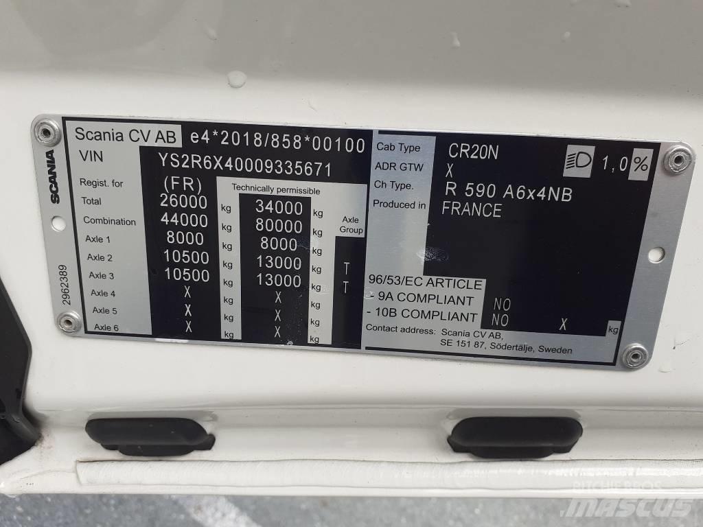 Scania R 590 V8 6x4 Седельные тягачи