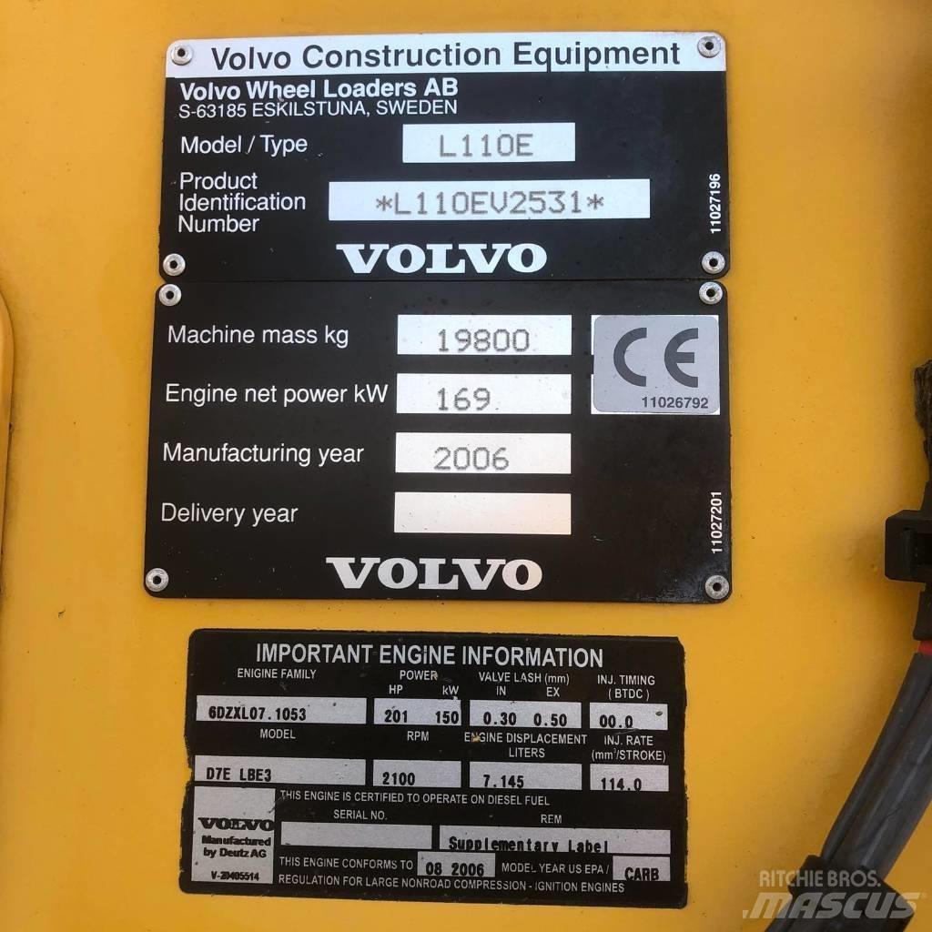 Volvo L 110 E Фронтальные погрузчики