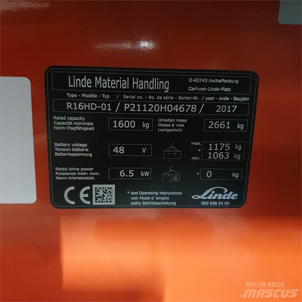 Linde R16HD Ричтраки