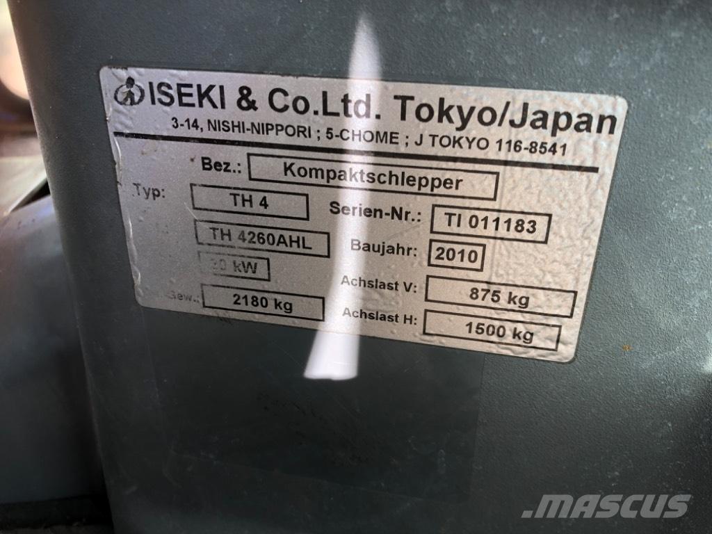 Iseki TH 4260 AHL Коммунальные тракторы