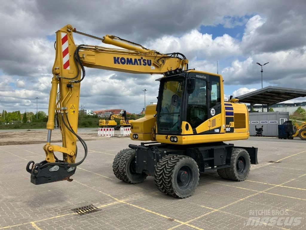 Komatsu PW 160-11 E0 Колёсные экскаваторы