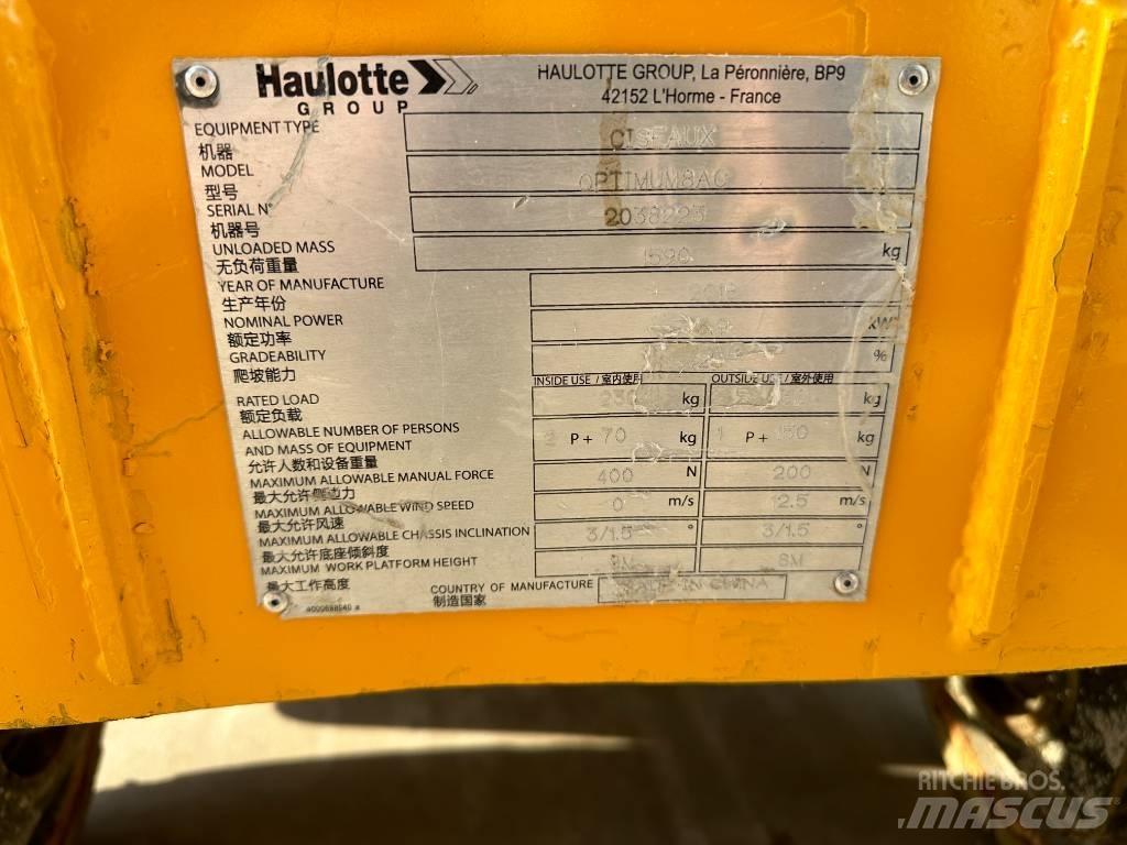 Haulotte OPTIMUM 8 Ножничные подъемники