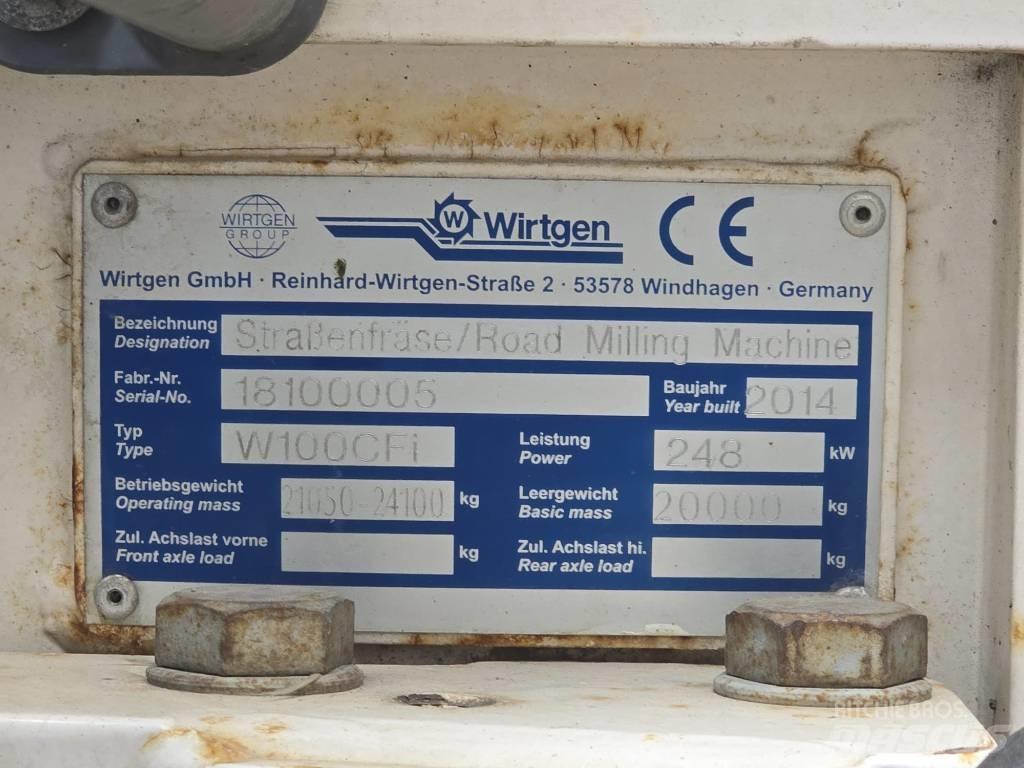 Wirtgen W 100 CFI Дорожные фрезы