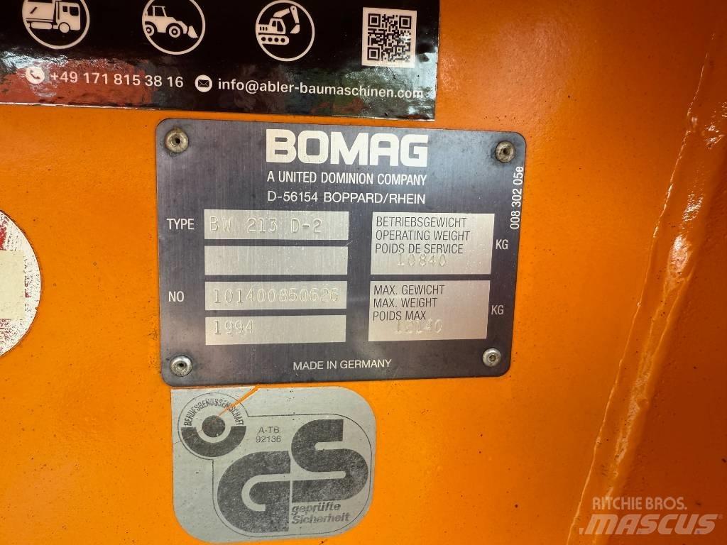 Bomag BW 213 D-2 Грунтовые катки
