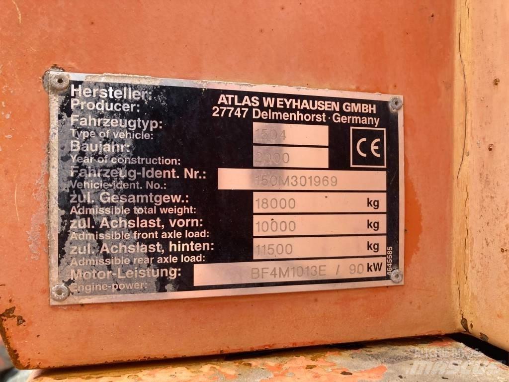 Atlas 1504 Колёсные экскаваторы
