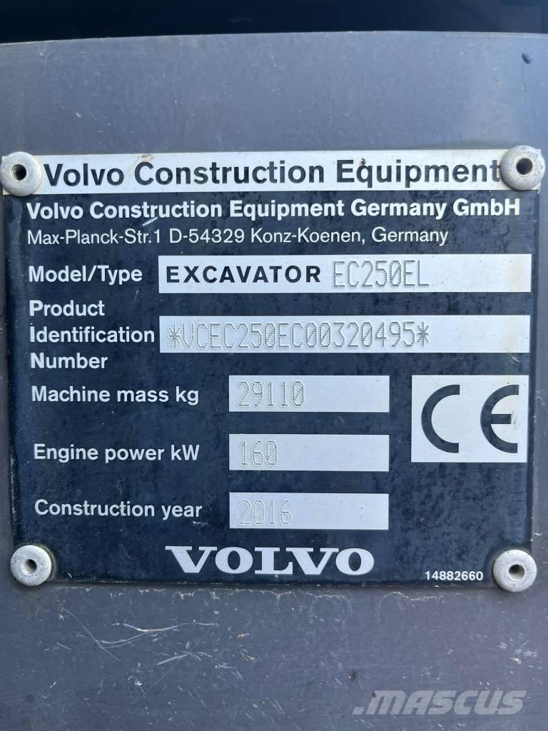 Volvo EC 250 E Гусеничные экскаваторы