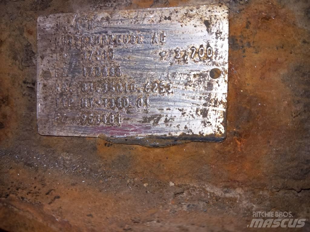 MAN 18.390 HY1350 Ходовая часть и подвеска