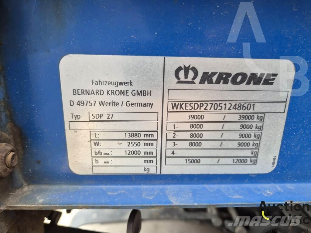 Krone SDP 27 Тентованные полуприцепы