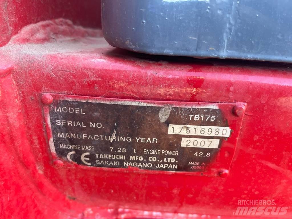 Takeuchi TB 175 Малые экскаваторы 7т-12т