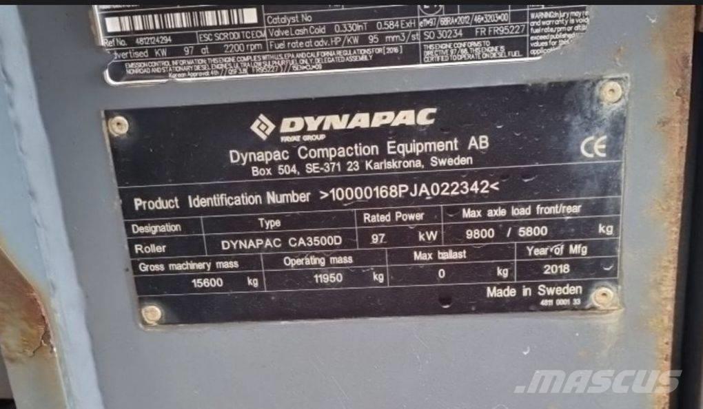 Dynapack CA3500D Грунтовые катки