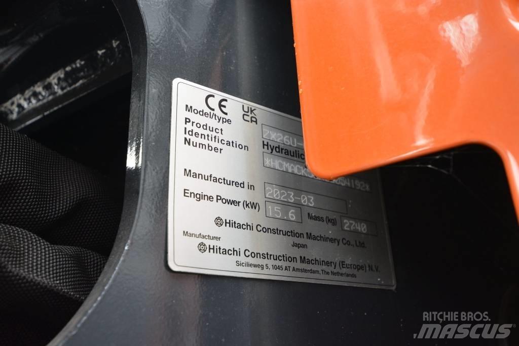Hitachi ZX 26 U-6 Мини-экскаваторы