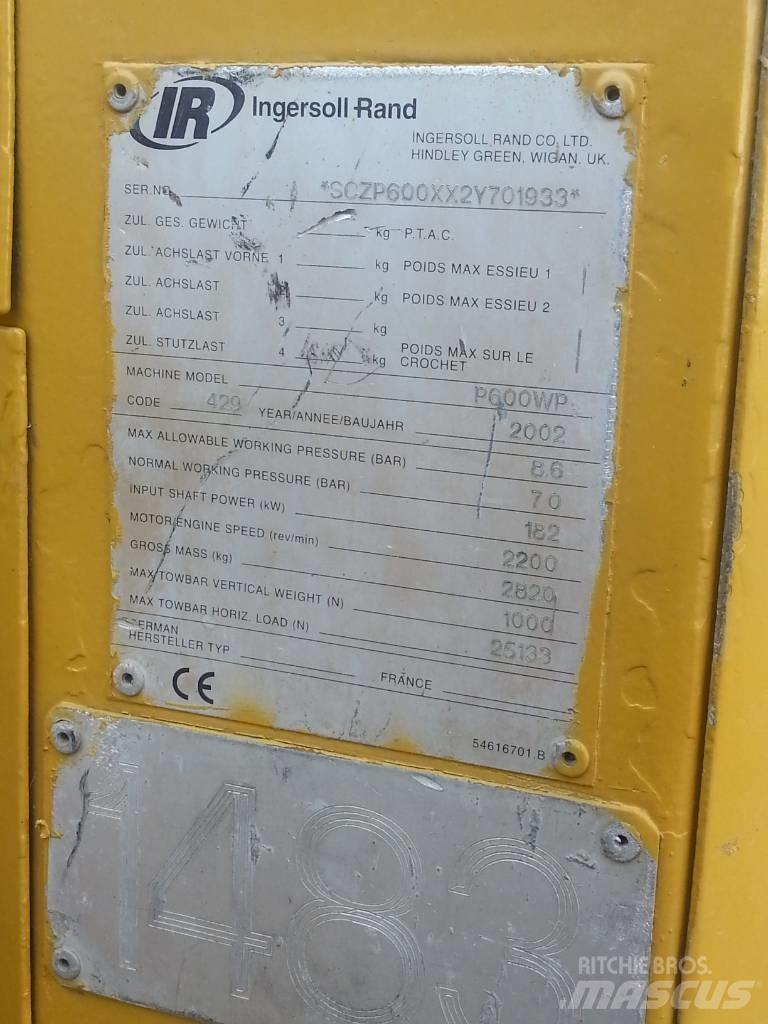 Ingersoll Rand P 600 Воздушные компрессоры