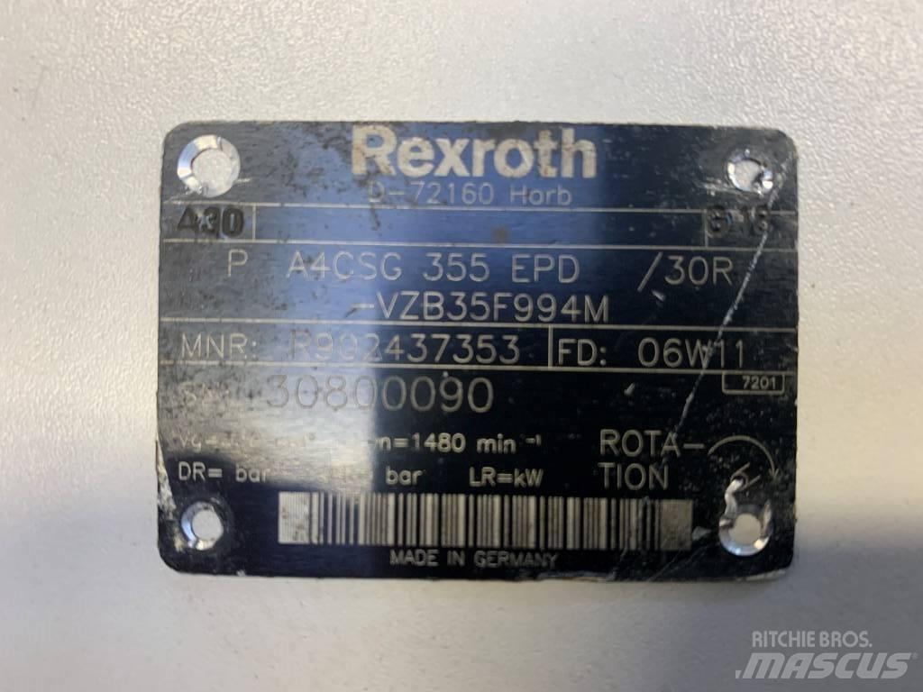 Rexroth A4CSG355 Гидравлическая система