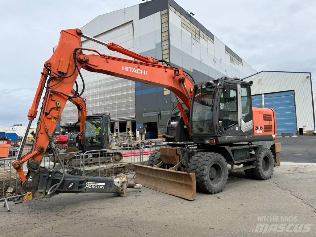Hitachi ZX 140 W-3 Колёсные экскаваторы