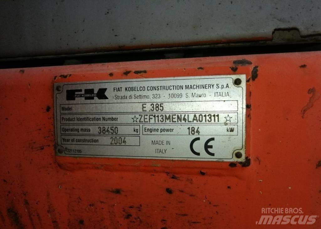 Fiat-Kobelco E385 Гусеничные экскаваторы